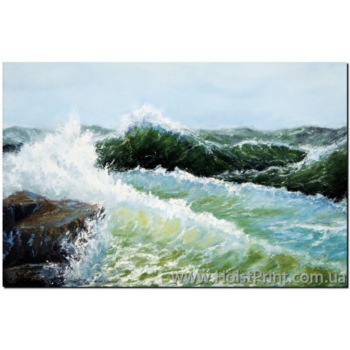 Картины море, Морской пейзаж, ART: MOR888035, , 168.00 грн., MOR888035, , Морской пейзаж картины